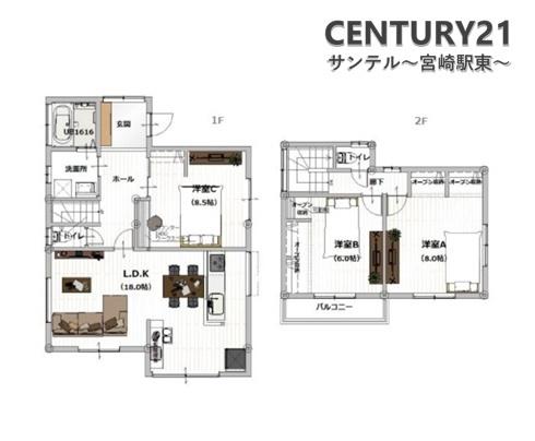 宮崎市大字本郷南方の中古一戸建