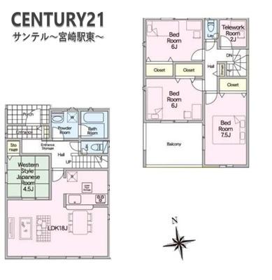 都城市若葉町新築戸建　第2-2号棟