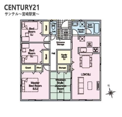 (C21サンテル本店)恒久新築戸建　第14-1号棟