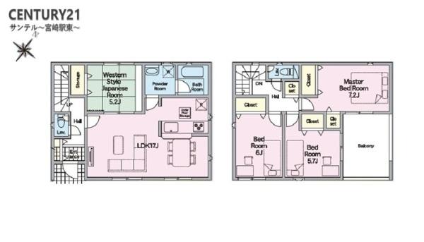 大塚町新築戸建　第12-1号棟(C21サンテル本店)