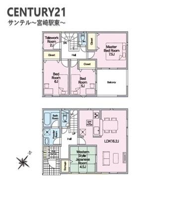 大塚町新築戸建　第12-2号棟(C21サンテル本店)