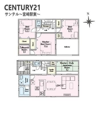 宮崎市熊野新築戸建　第5-1号棟