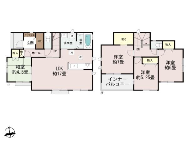 宮崎市稗原新築戸建C号棟(間取り)