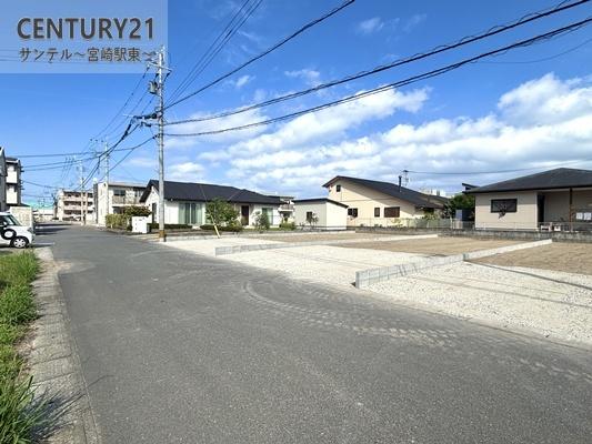 宮崎市稗原新築戸建C号棟(前面道路含む現地写真)