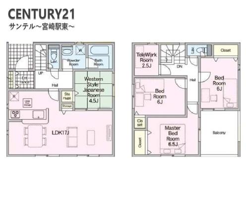 都城市千町新築戸建 第2-1号棟(間取り)