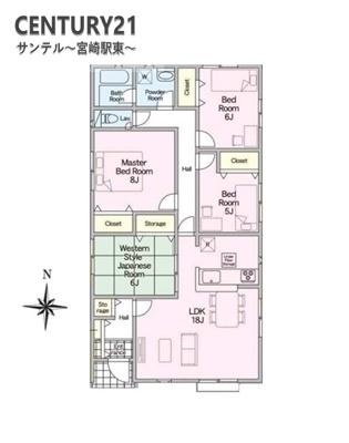 宮崎市大王町新築戸建　第2-1号棟