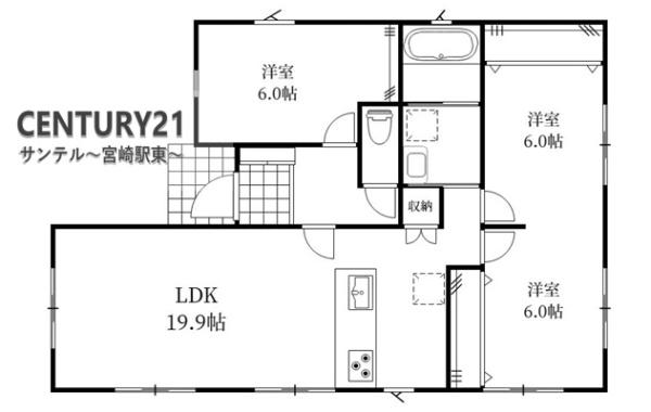 宮崎市大字島之内の新築一戸建