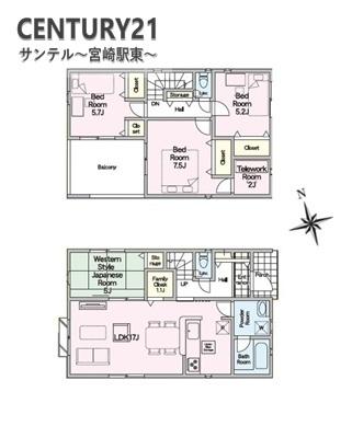 佐土原町下田島　新築戸建第12-1号棟