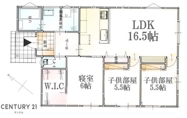 霧島市国分姫城新築平家1号棟