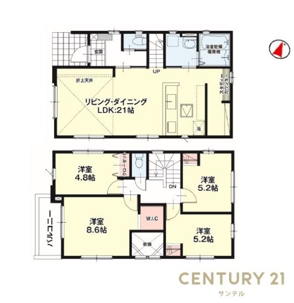 鹿児島市稲荷町新築戸建　2期-1号棟