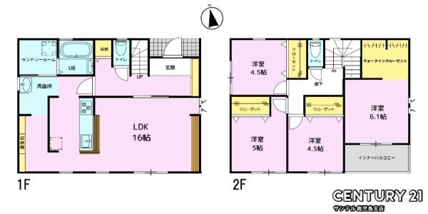 姶良市東餅田新築戸建第1-1号棟