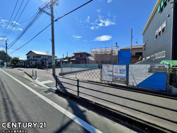 鹿児島市清和4丁目新築戸建1期-1号地(前面道路含む現地写真)