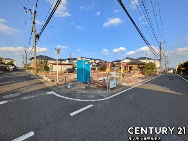 鹿児島市坂之上7丁目新築戸建 第35-1号棟(前面道路含む現地写真)