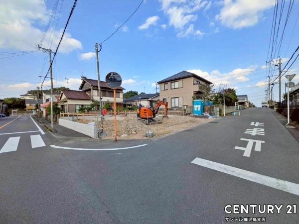 鹿児島市錦江台1丁目新築戸建 第6-1号棟(前面道路含む現地写真)