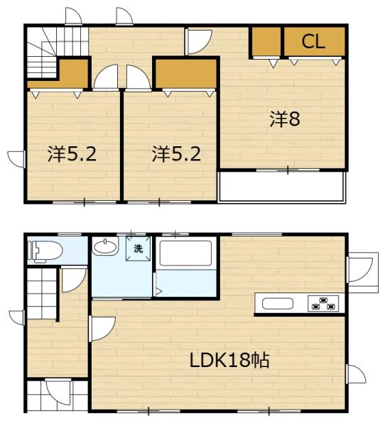 第5吉村町寺の前モデル3号地C21サンテル南店