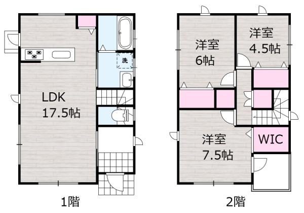 第2城ケ崎3丁目モデル1号地　C21サンテル南店