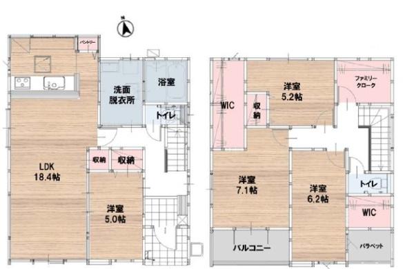 下北方町上田々1期　2号棟
