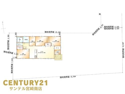 都城市乙房D号地新築建売【C21サンテル南店】