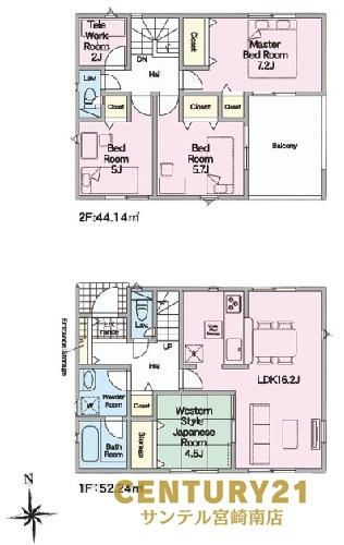 都城市年見町新築戸建　第1-4号棟【C21サンテル南店】