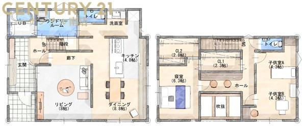【C21サンテル南店】宮崎市本郷モデル