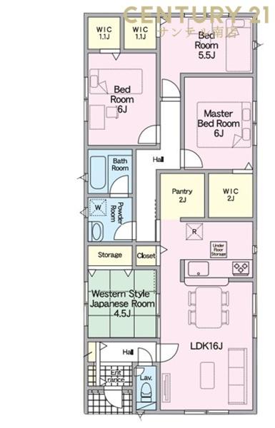 【C21サンテル南店】恒久3新築戸建　第13-1号棟