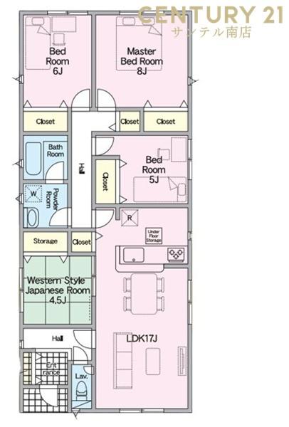 【C21サンテル南店】恒久3新築戸建　第13-2号棟