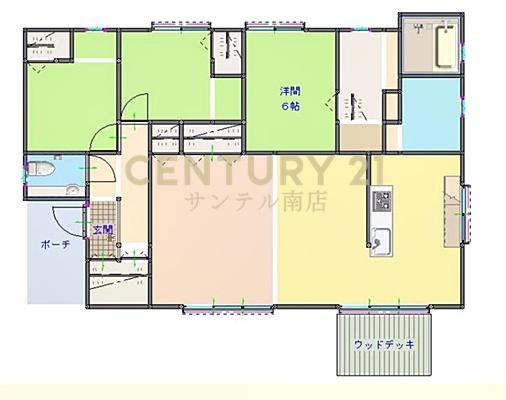 平屋【C21サンテル南店】田野町あけぼの2丁目中古戸建