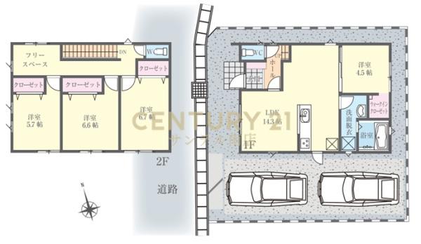 【C21サンテル南店】宮崎市吾妻町新築戸建