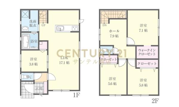 【C21サンテル南店】フォレクス大島町2　A号棟