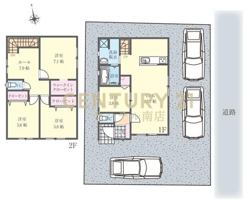 【C21サンテル南店】フォレクス中西町3