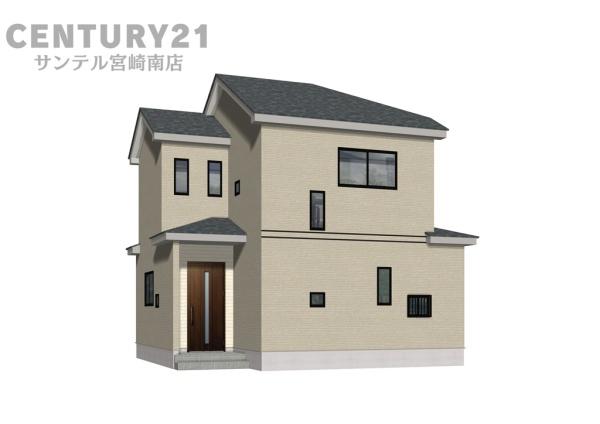 宮崎市熊野2期-B号棟　C21サンテル南店
