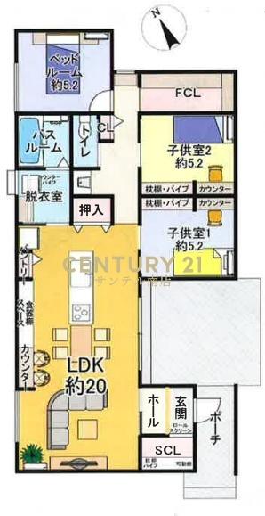 注文検討中の方必見【C21サンテル南店】清武町岡モデルA