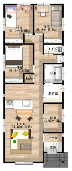 【C21サンテル南店】高岡Ⅱ新築建売