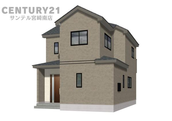 宮崎市熊野2期-D号棟C21サンテル南店