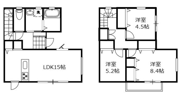 宮崎市生目台西3丁目の中古一戸建て(間取り)