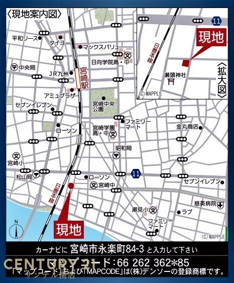 永楽町第4-2号棟(現地案内図)