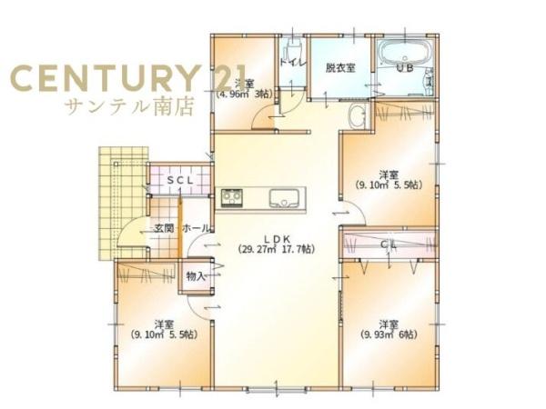 都城市下長飯2C号地新築戸建
