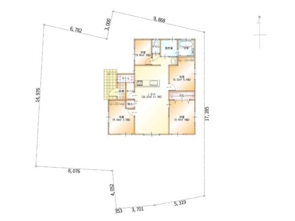 都城市下長飯2C号地新築戸建