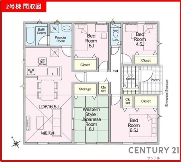 クレイドルガーデン西都市右松第1-2号棟　新築戸建