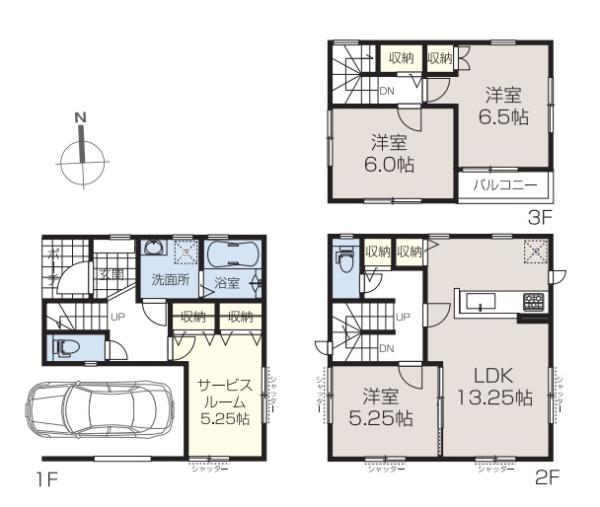 東村山市　本町１丁目　全２棟　１号棟