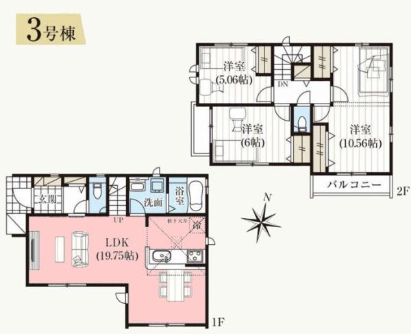 川越市　三光町２期　全７棟　3号棟