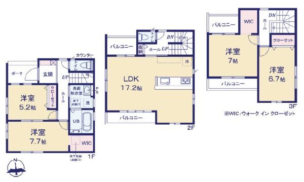 川越市田町１期　全２棟　１号棟