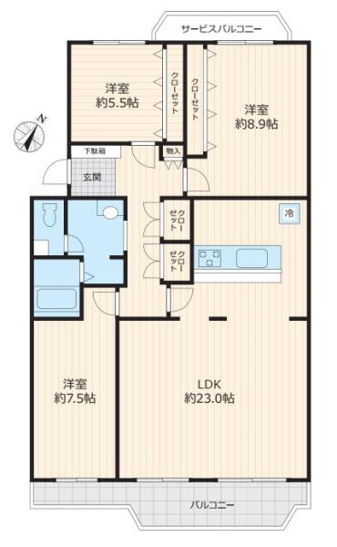 東武みずほ台サンライトマンションこぶし２号棟