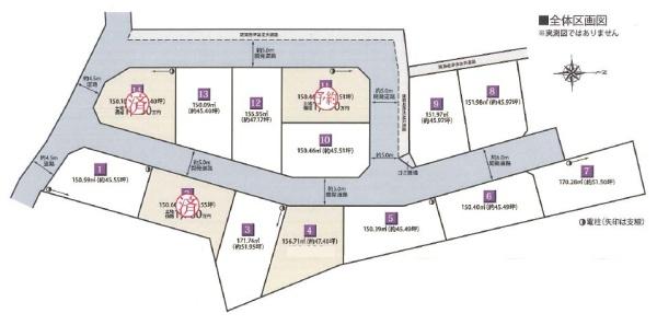 所沢市上山口　全14区画　4区画