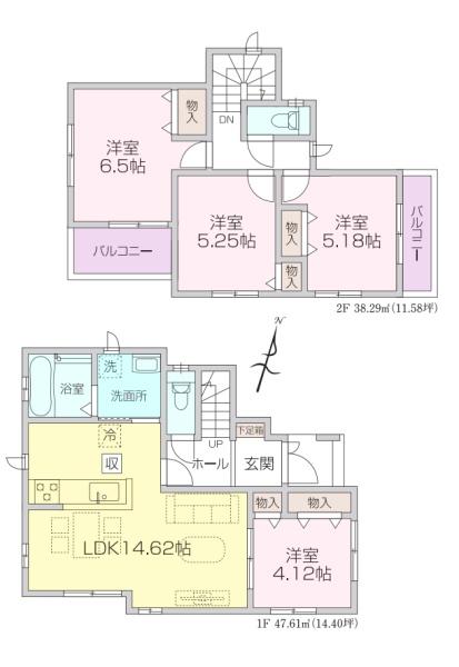 所沢市花園１丁目の新築一戸建