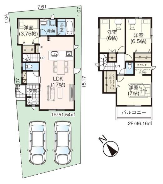 ふじみ野市　上福岡17期　全1棟