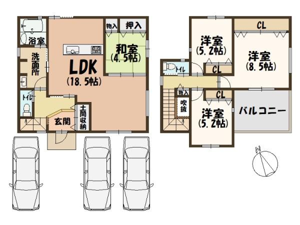 大和高田市東中２丁目の新築一戸建