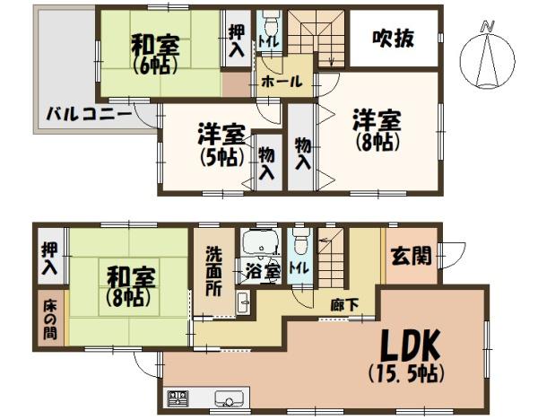 葛城市八川の中古一戸建