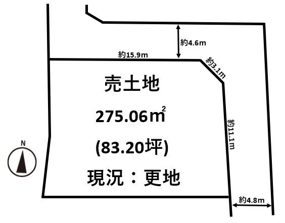 大和高田市大字大谷の売土地