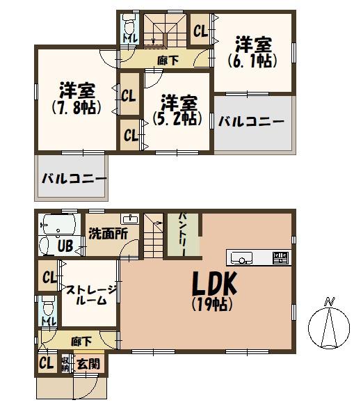 葛城市新庄の新築一戸建